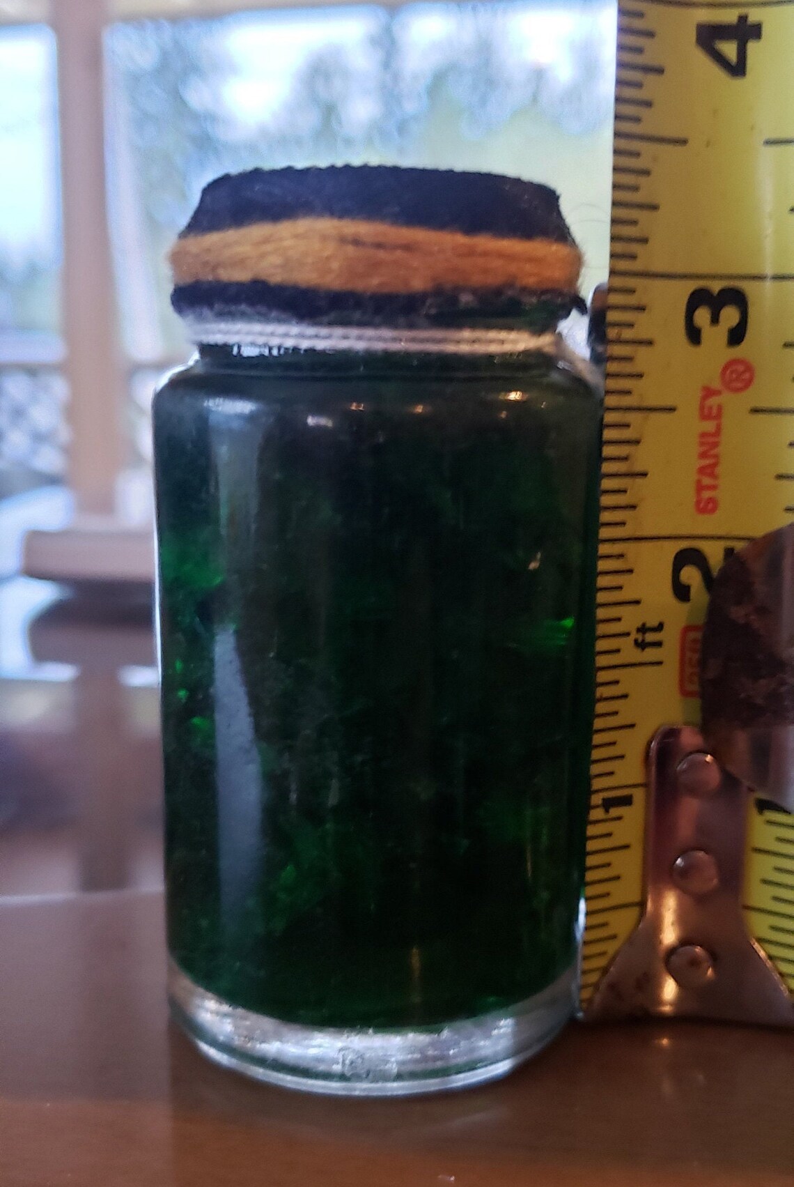 Antique 1915 Pomade Jar Suncatcher Glass Art Handmade Art Etsy