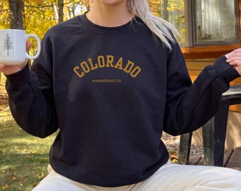 Colorado Embroidered Crewneck Sweatshirt