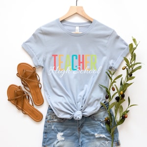 Maestro de escuela secundaria, Camisa de maestro de escuela secundaria, Educador de escuela secundaria, Regalo de maestro de escuela secundaria, Camisa de educador de escuela secundaria, Escuela secundaria