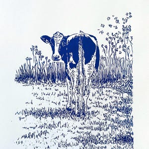 Gerda 101 - original linocut print