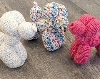 Crochet Balloon Dog Amigurumi Stuffed Animal