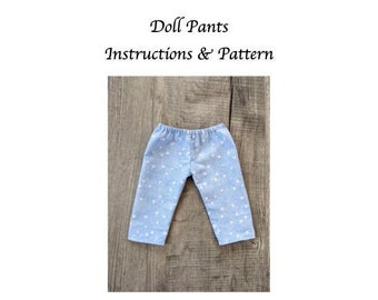 18 inch Doll Pants - Sewing PDF Pattern