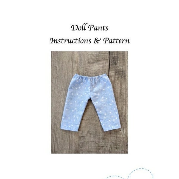 18 inch Doll Pants - Sewing PDF Pattern