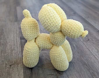 Giant Crochet Balloon Dog Amigurumi Stuffed Animal