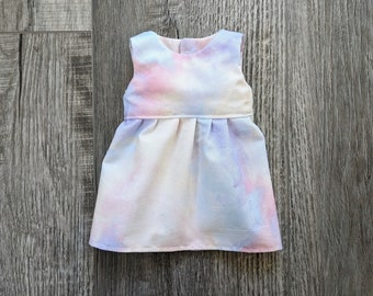 Pastel Watercolor Dress for 18 inch American Girl Doll