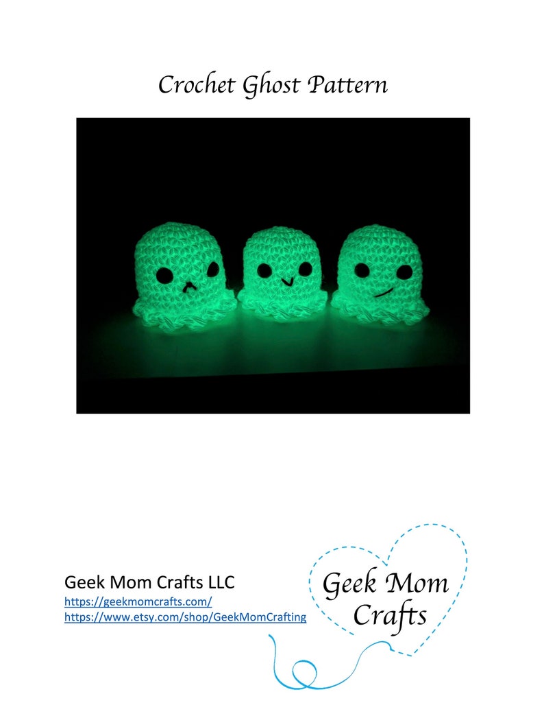 Halloween Ghost Crochet PDF Pattern - Etsy