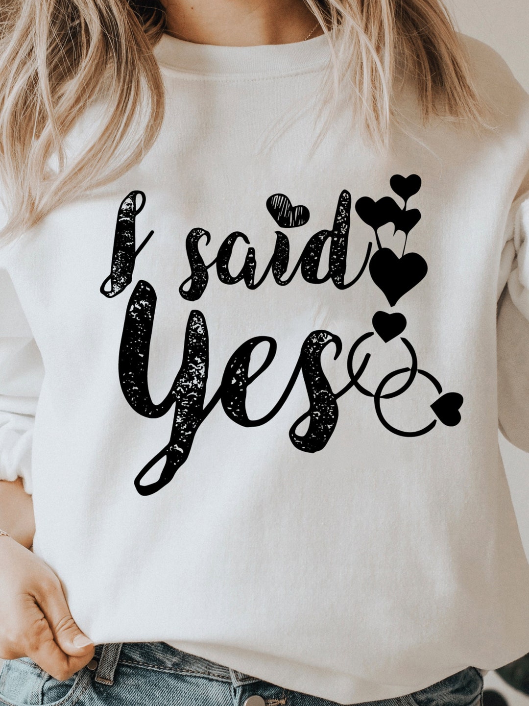 I Said Yes Svg,wedding Svg, Bride Svg, Bride to Be Svg, Engaged Svg ...