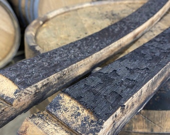Whiskey Barrel Staves- Genuine Whisky Staves- Set of 10