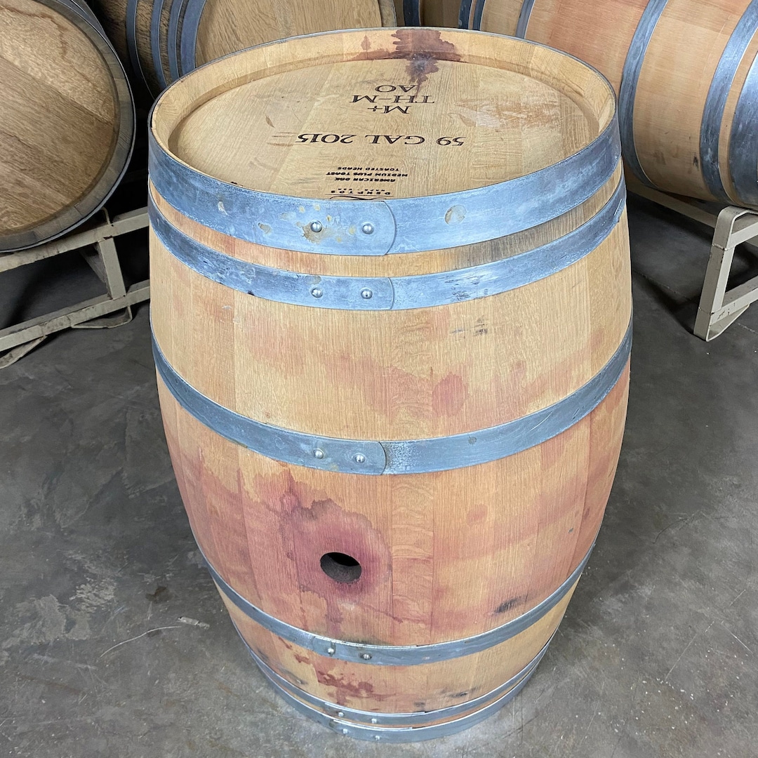 Wine Barrel French and American Oak Authentic Wine Barrel Used Etsy