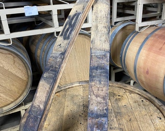 Whiskey Barrel Staves: Genuine Bourbon Oak, Set of 5