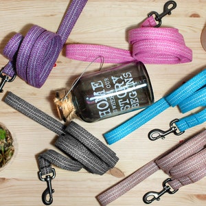 Reflective Dog Leash, Cotton Dog leash, Dog Leash with Durable Carabine