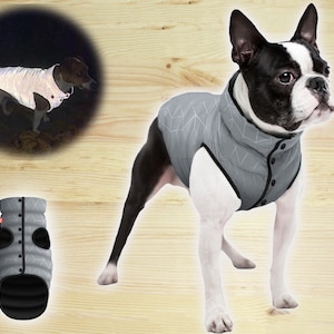 Reflective Dog Jacket, Warm Jacket for Small and Large Dogs, Waterproof Dog Jacket Clothing
