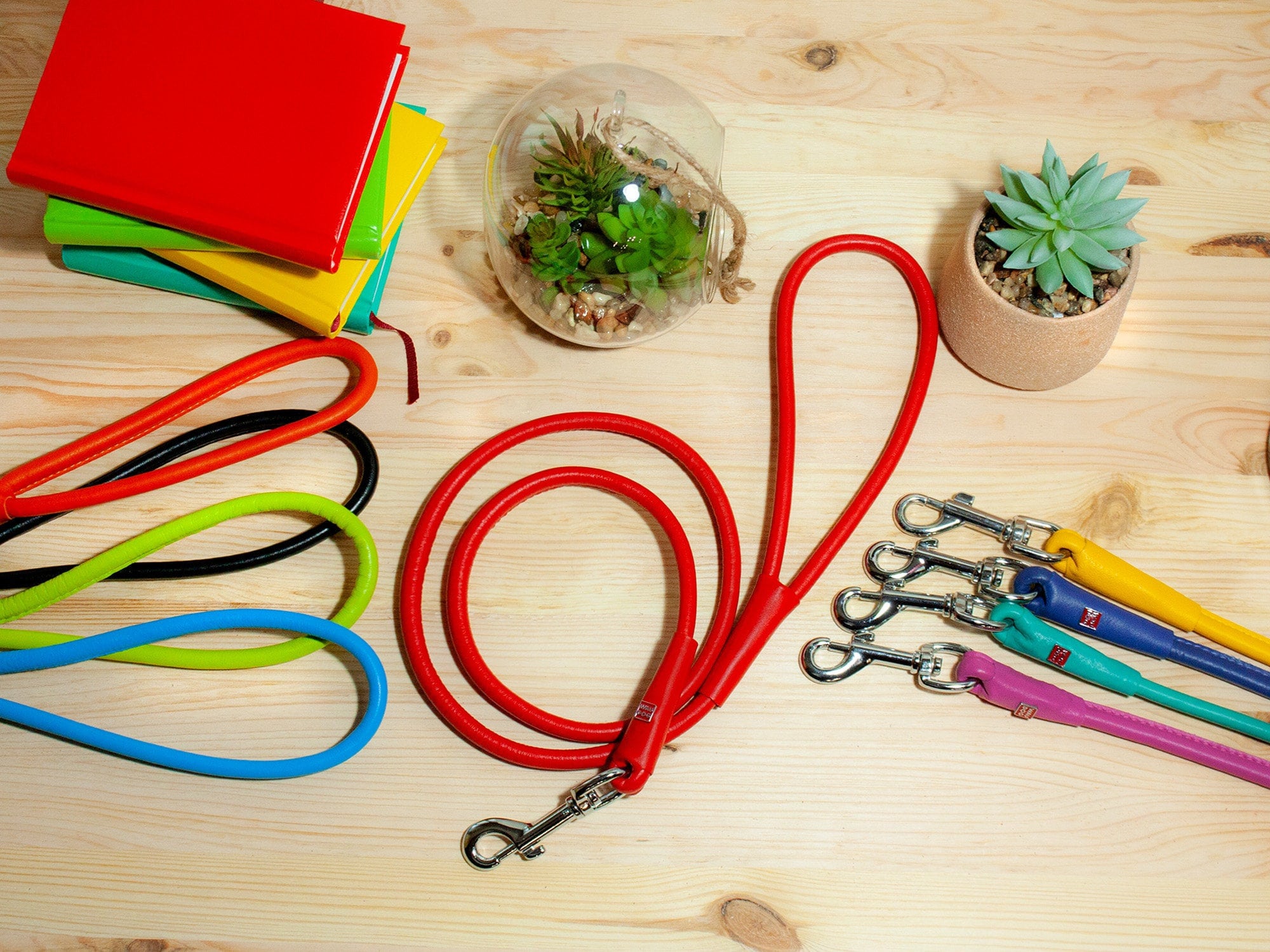 Soft,rolled Leather Dog Leash, Rope Dog Lead, Genuine Leather, Leash