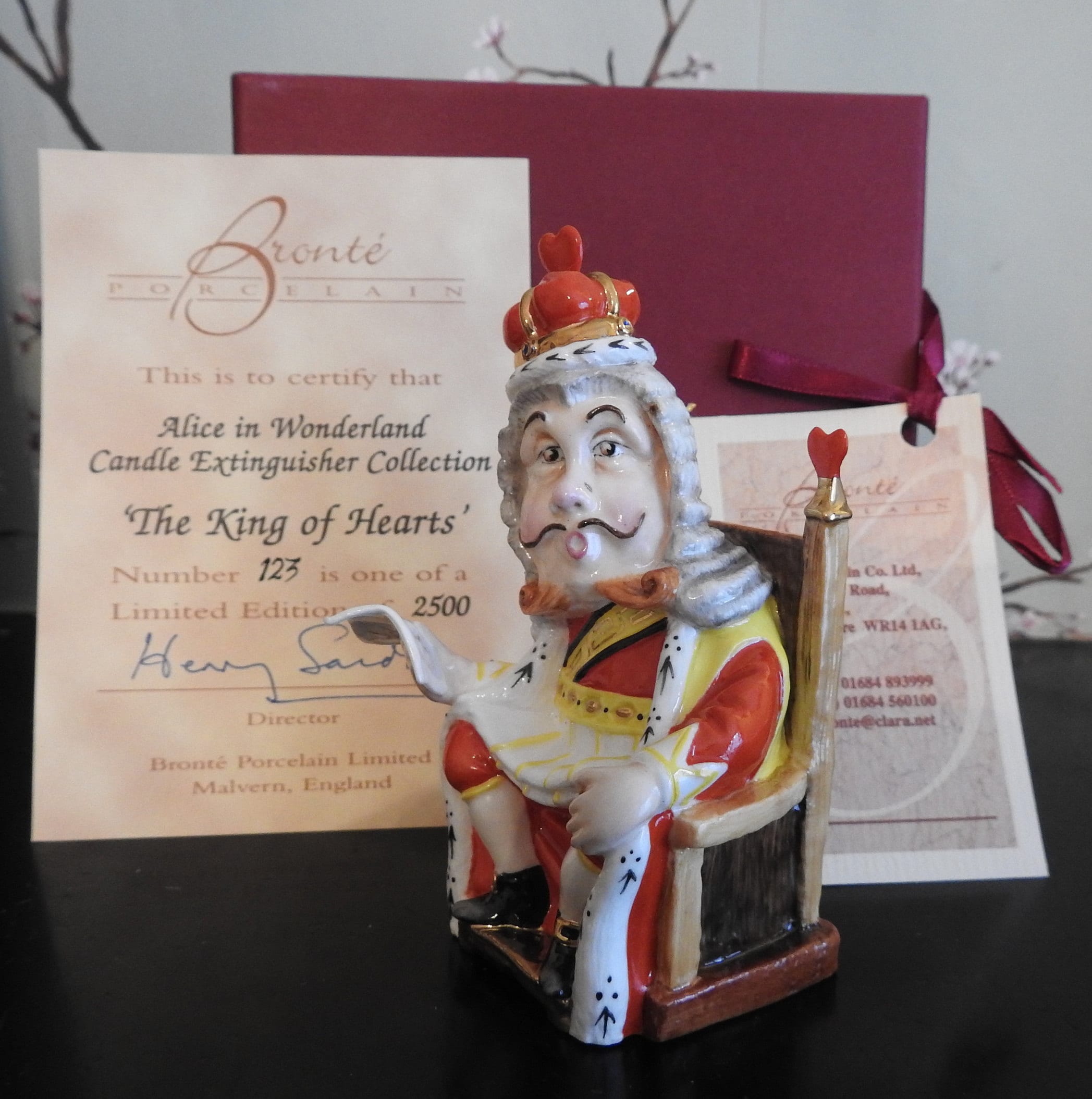 Bronte Porcelain Candle Snuffer Alice In Wonderland Collection Etsy