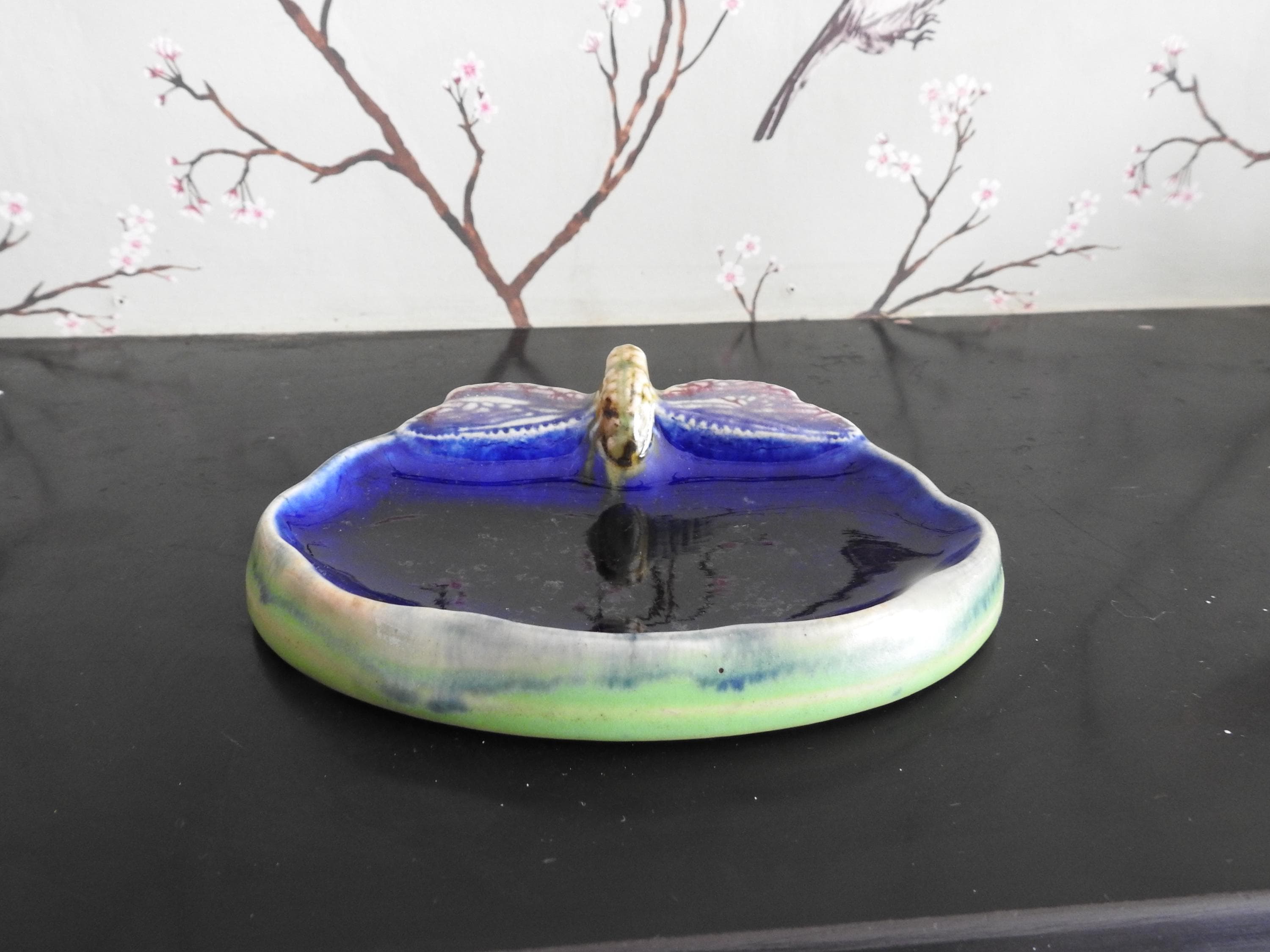 Royal Doulton Dragonfly Wrights Coaltar Soap Dish Art Nouveau