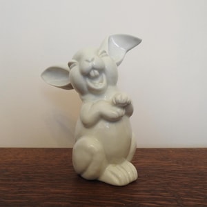 Rosenthal White Porcelain Fritz Laughing Bunny Rabbit