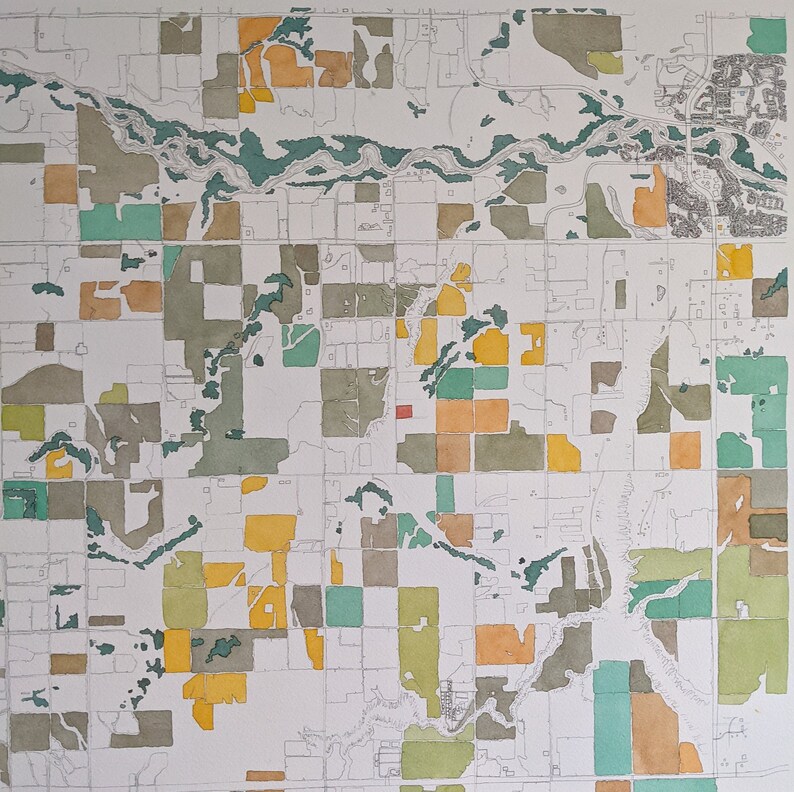 Personalized Illustrated Maps - Custom Maps of Real Locations, or ...