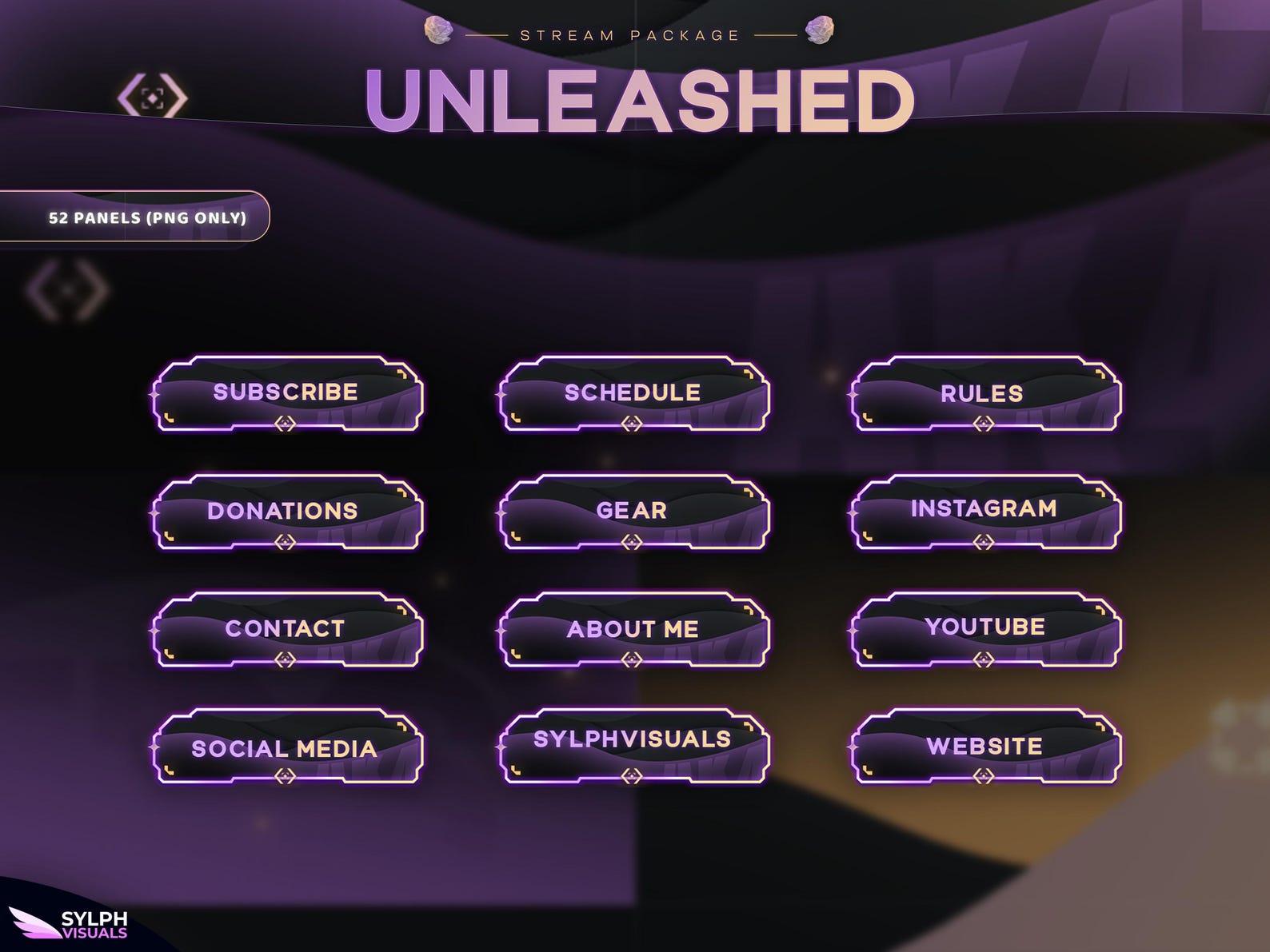 Unleashed - Twitch Overlay - Animated Alerts - Animated Screens ...