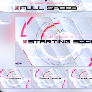 Full Speed - Twitch Overlay - Animated Alerts - Animated Screens ...