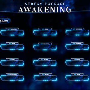 Awakening  Animated Alerts for Twitch, Facebook, Youtube, Kick and Trovo