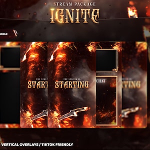 Ignite - Twitch Overlay - Animated Alerts - Animated Screens - Dark ...
