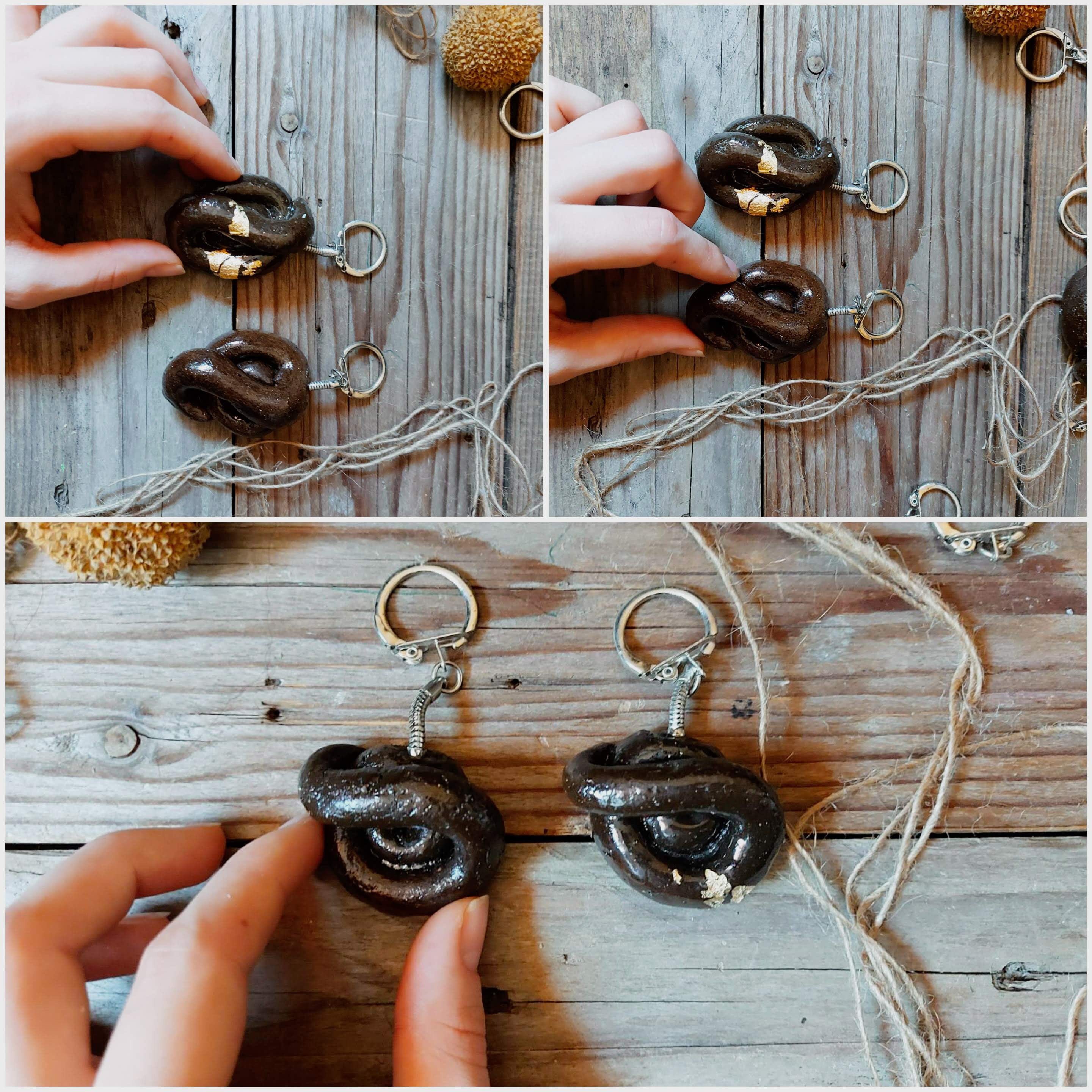 Key Chain Poop Hanging Gifts Keychain Backpack Ring Dark Pendants Keyring  Shape Favors Birthday Novelty Holder 