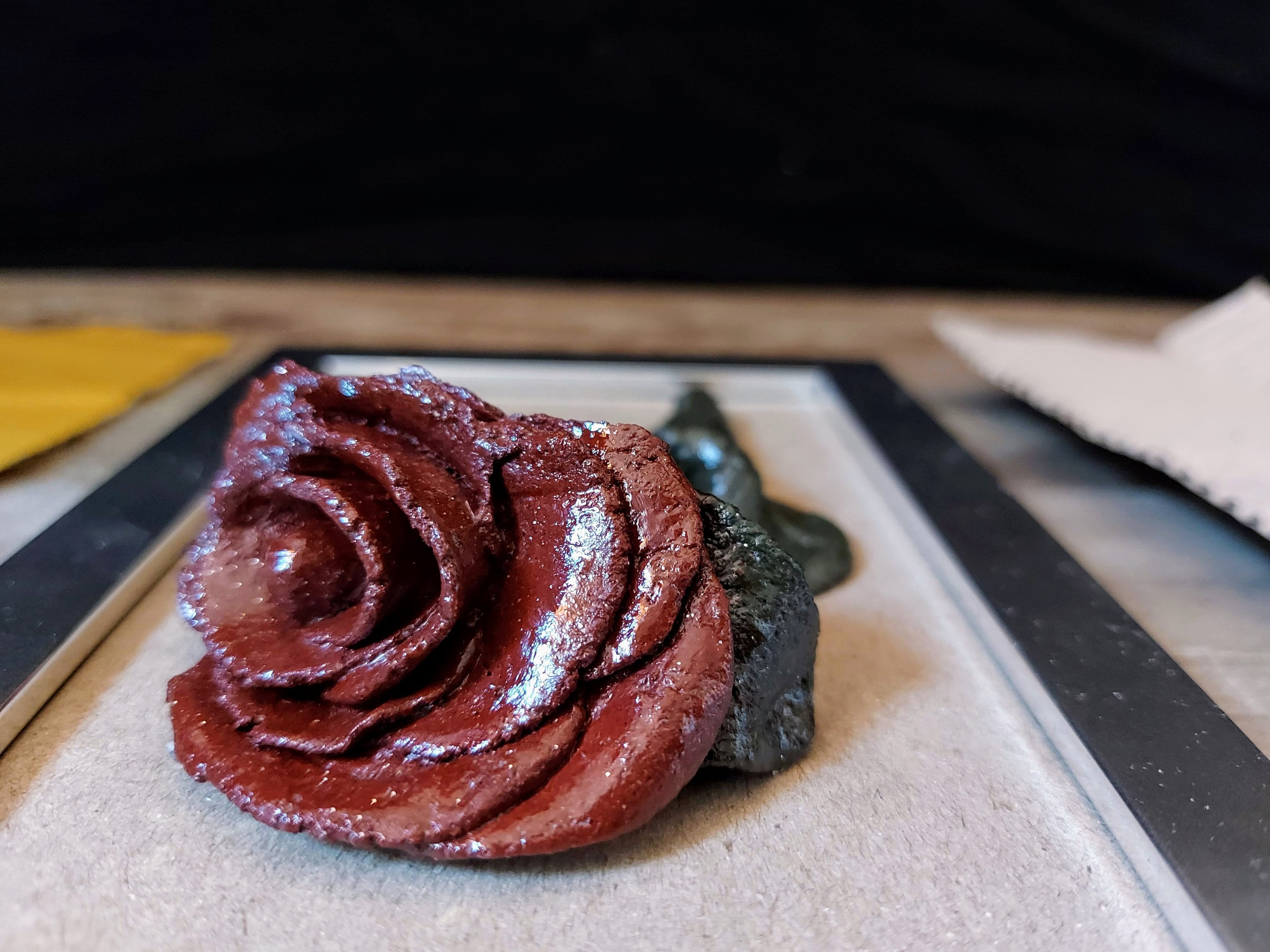 Real Poop Rose in a Picture Frame Brings Good Luck Special Unique