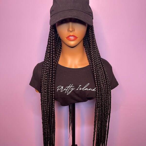 Braided Wig Baseball Cap - Etsy