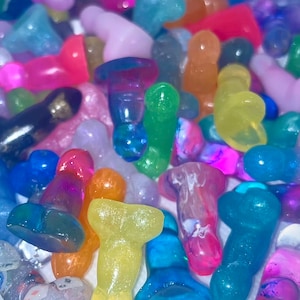 Bag of Dicks (5 Epoxy Resin Dicks per Bag)