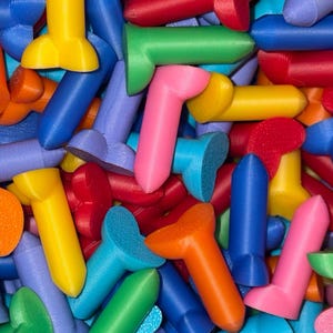 Bag of Dicks (10 3D Printed Dicks per Bag)