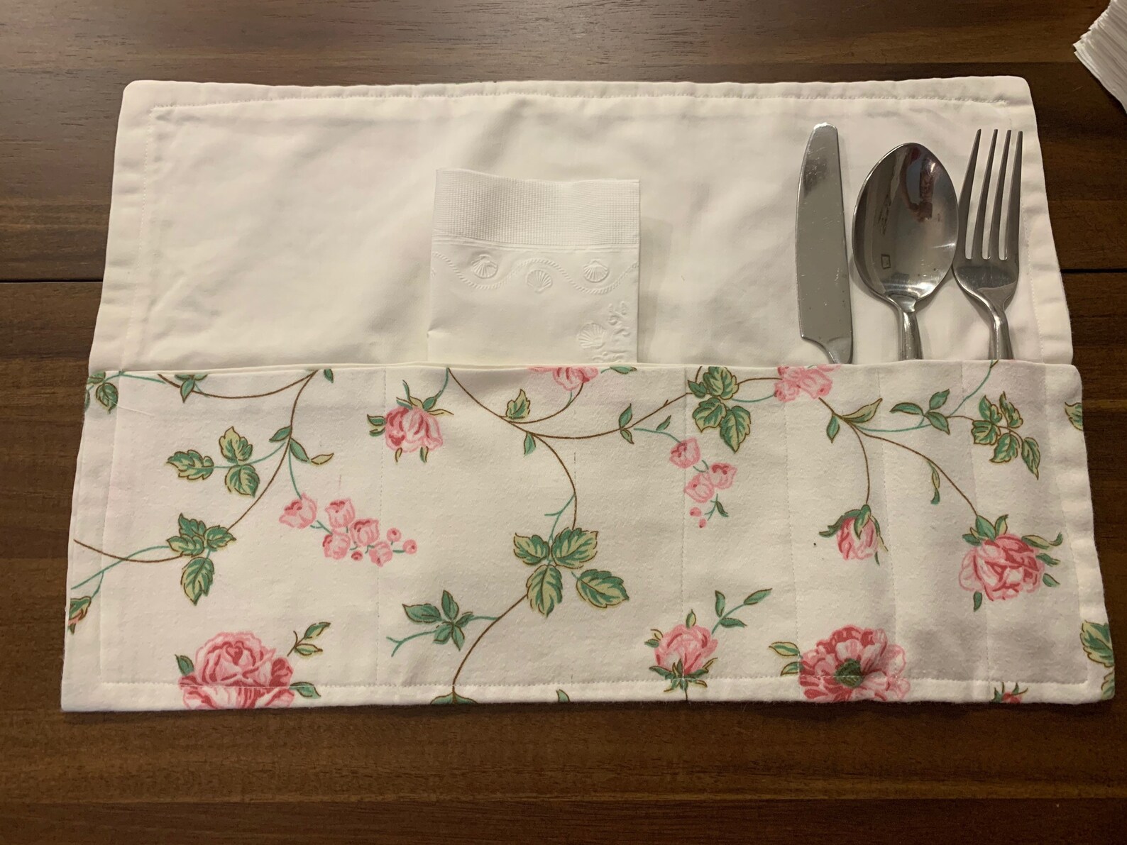 Cutlery Wrap bring your own utensils for luncheons dinners Etsy