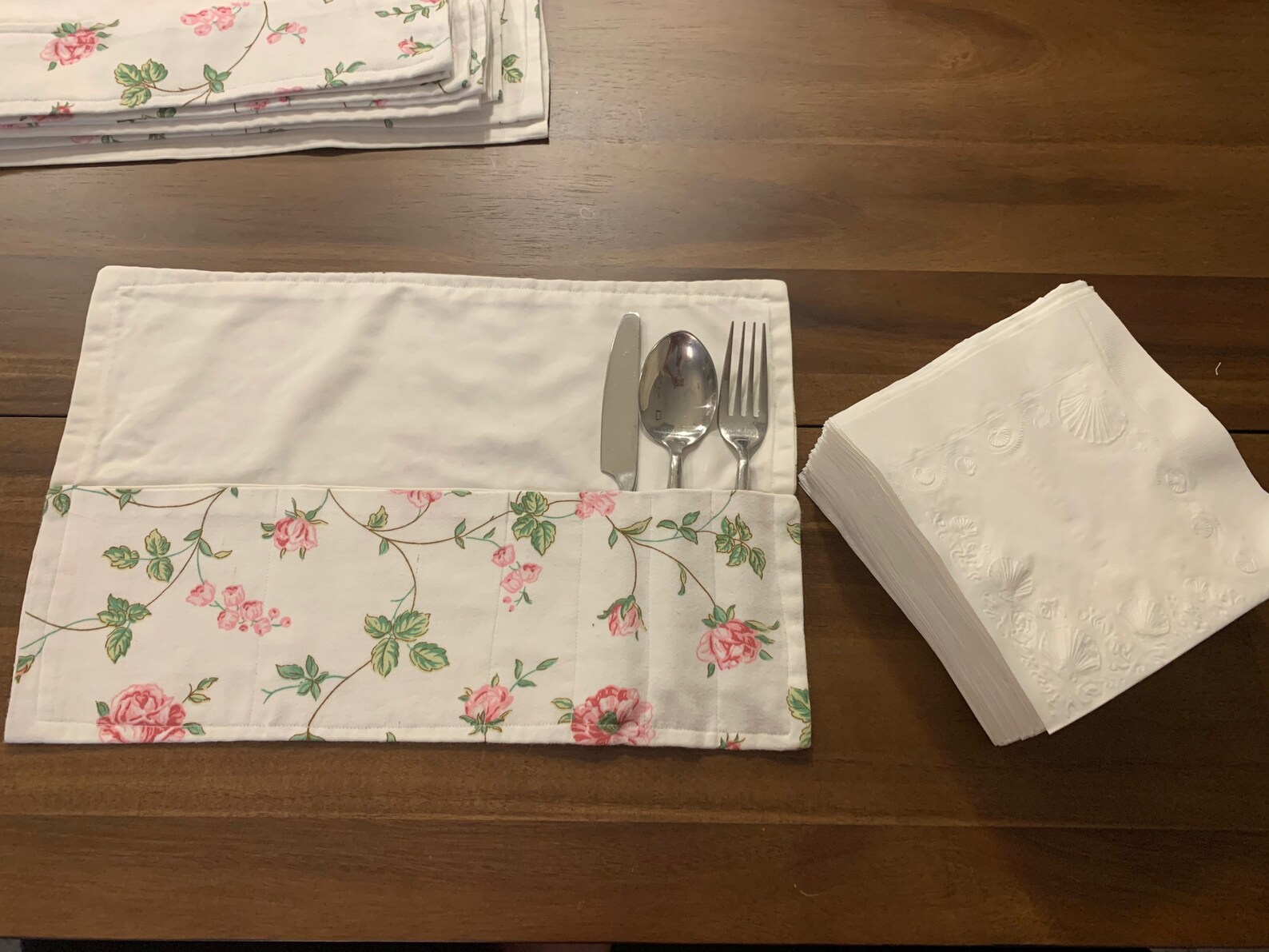 Cutlery Wrap bring your own utensils for luncheons dinners Etsy