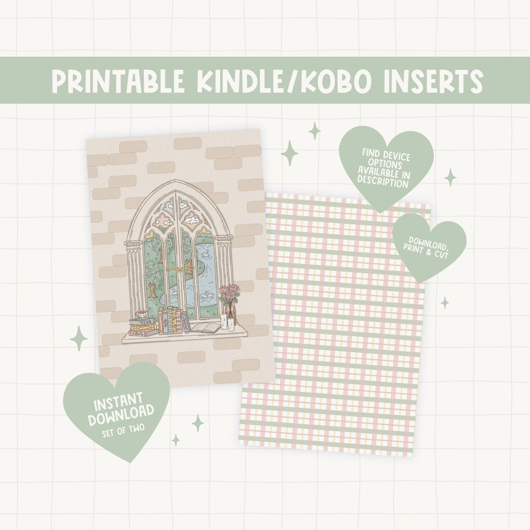 Enchanted Love Printable Kindle/kobo Inserts | Digital Download - Etsy