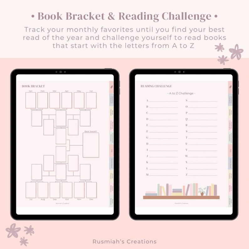 Digital Reading Journal W/ Hyperlinks | Goodnotes | Notability ...