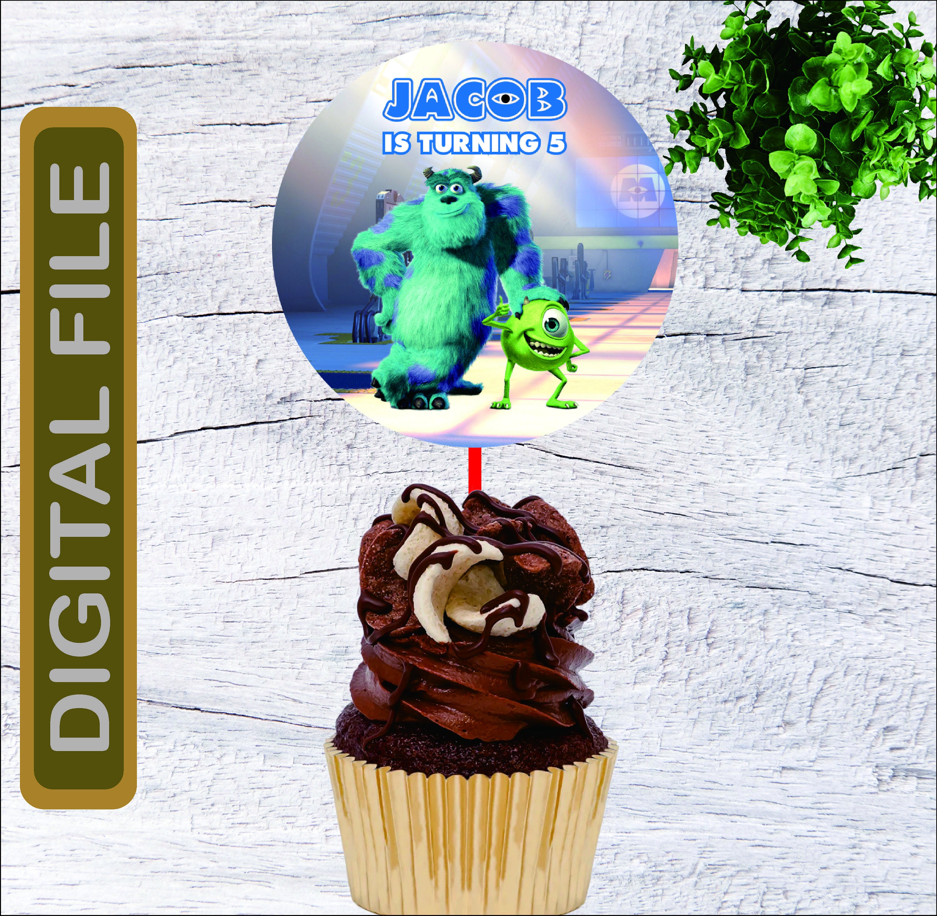 Monster High Printable Cupcake Toppers