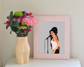 Amy Winehouse Wall Art Print