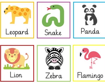 Juego de emparejar animales