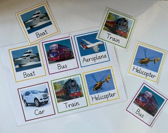 Juego de correspondencias de transporte