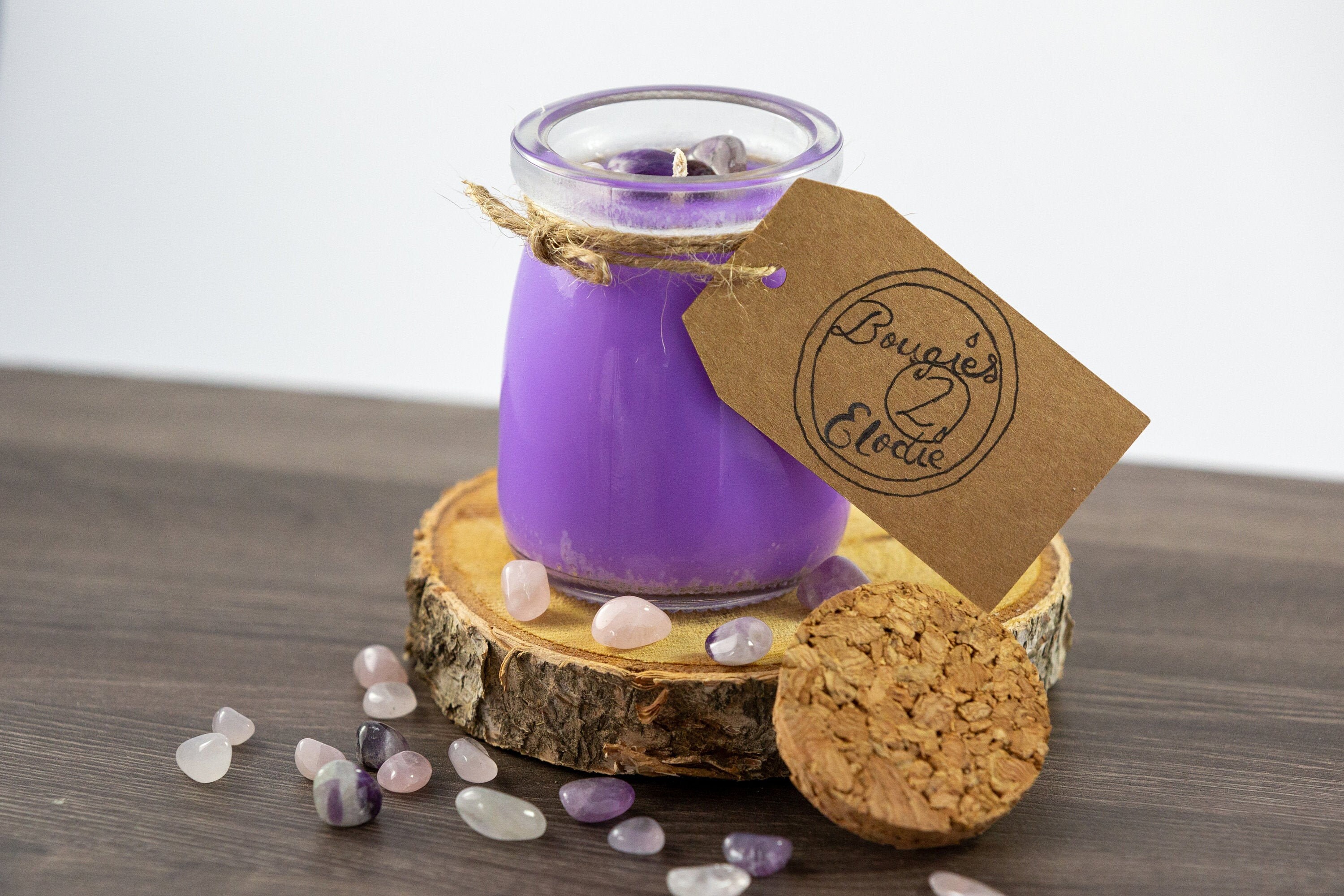 Bougie Parfumée à Base de Cire Soja - La Précieuse