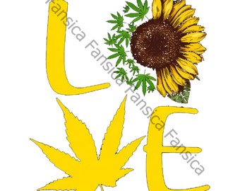 Download Weed Pot Sunflower Etsy