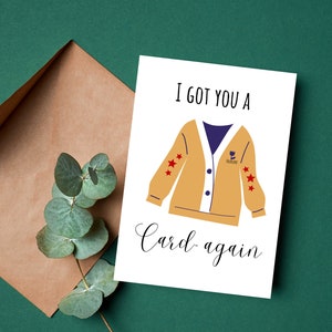 Je t'ai encore une carte, cardigan Taylor Swiftie, Punny, Taylor Swift, Folklore, juste parce que, cadeau pour lui, vivienne westwood,