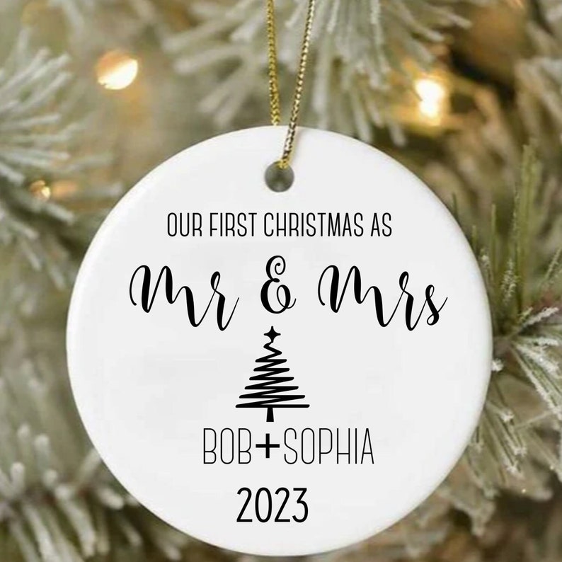Decorazioni Natalizie Personalizzate In Acrilico Con Foto O Testo - Ornamento Pendente Regalo Unico (Forma Ondulata)