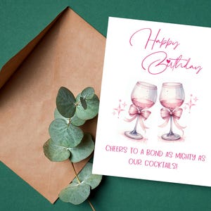 Carte d'anniversaire ami personnalisée, carte d'anniversaire Bestie, carte d'anniversaire meilleur ami, carte d'anniversaire meilleur ami, carte d'anniversaire drôle ami