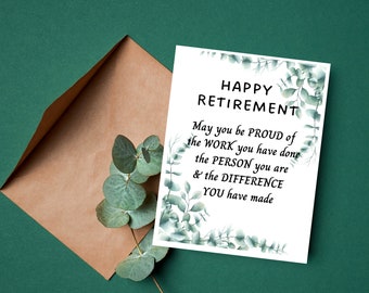 Bonne retraite Card, Collègue, collègue, ami, mentor, coach, aîné, Parcours de retraite Carte de félicitations, à l’occasion de sa retraite, Merci