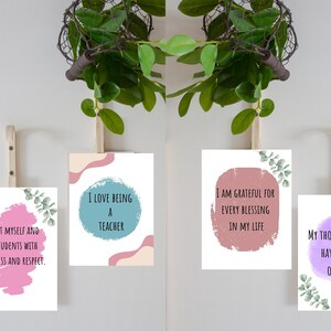 Cartes de vœux pour les enseignants, idéales pour les cadeaux pour les nouveaux enseignants ou tout autre cadeau de remerciement pour les enseignants, garderie, mentor, cadeau pour enseignant, cadeaux de fin d'année