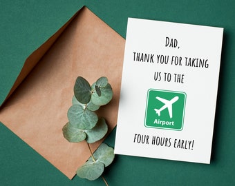 stepdad card, funny dad card, stepdad fathers day, dad birthday card, father day card from son, dad birthday card, vacation card