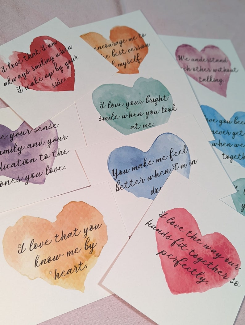 10 Reasons Why I Love You Cards Birthday Anniversary Etsy