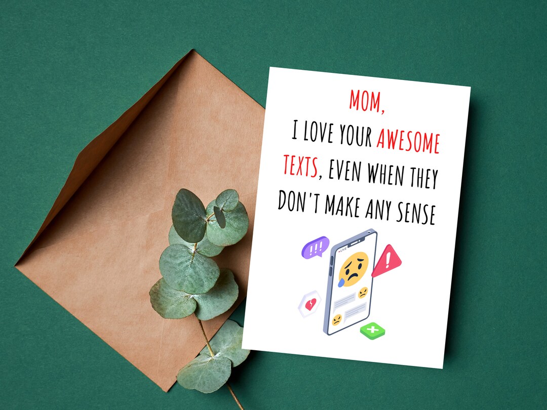 Funny Mother's Day Cards, Printable, Mothers Day Card, Funny Card for ...