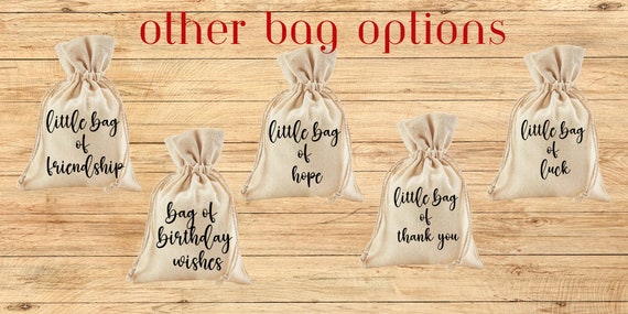 Little Bag Of Wishes For Wedding Day - Mr & Mrs Gift - UK