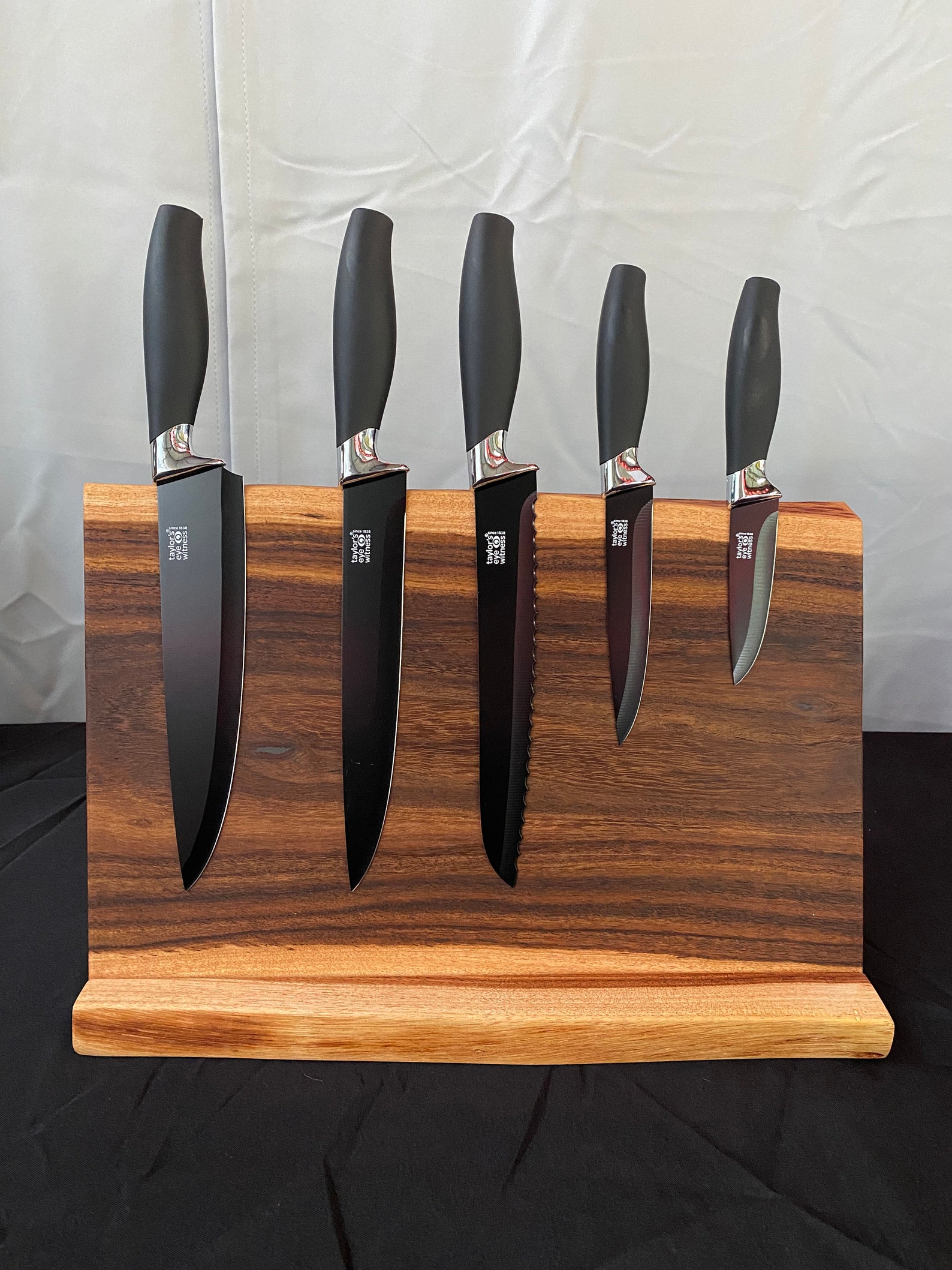 Custom Live Edge Wood Knife Holder Block Etsy